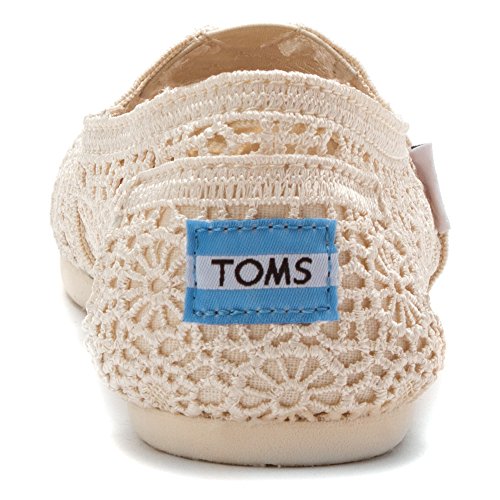 Toms Womens Classics Crochet Natural 001096b10-Natur 9