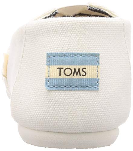 TOMS Women's White Canvas Alpr ESP (Size: 8.5)