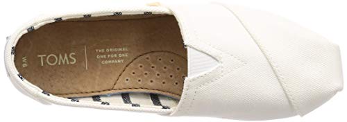 TOMS Women's White Canvas Alpr ESP (Size: 8.5)