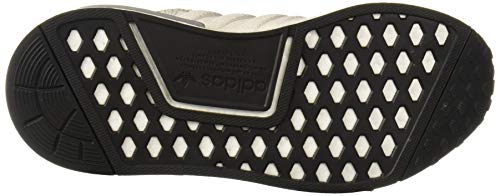 adidas Originals Women's NMD_R1 Sneaker, raw White/raw White/Black, 8
