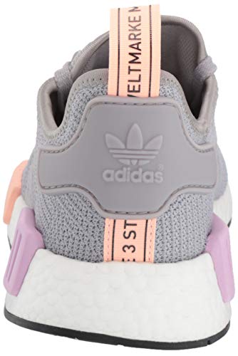 adidas Women's NMD_R1, Light Granite/Clear Orange, 10.5