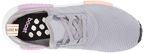 adidas Women's NMD_R1, Light Granite/Clear Orange, 10.5