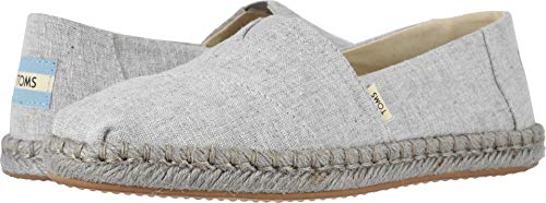 TOMS Women's Alpargata Espadrille, Size: 10 B(M) US, Color: Drizzle Grey Slub Chambra