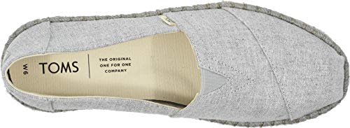 TOMS Women's Alpargata Espadrille, Size: 10 B(M) US, Color: Drizzle Grey Slub Chambra