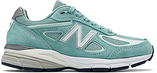 New Balance Men's 990v4 Sneaker, Green/White, 8.5 D US