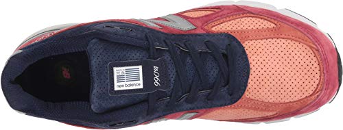 New Balance Men's 990v4 Sneaker, Orange, 8.5 D US