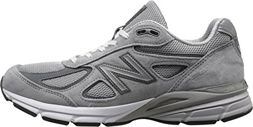 New Balance Men's Made 990 V4 Sneaker, Grey/Castlerock, 8.5 M US
