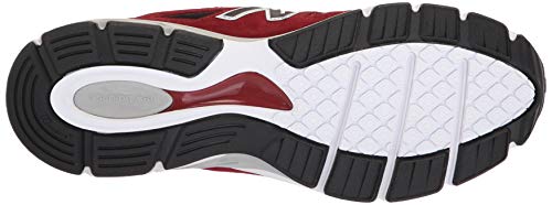 New Balance Men's 990v4 Sneaker, Red, 7 D US