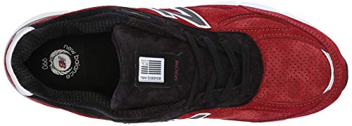 New Balance Men's 990v4 Sneaker, Red, 7 D US