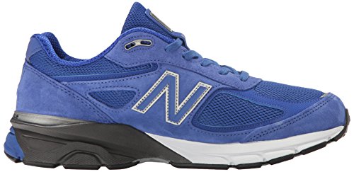 New Balance Men's Made 990 V4 Sneaker, UV Blue/Silver, 8 D US