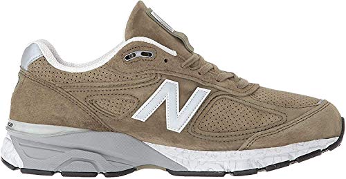 New Balance Men's Made 990 V4 Sneaker, Covert Green/Covert Green, 8.5 M US