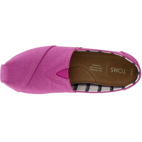 TOMS Venice Collection Alpargata Red Plum Heritage Canvas 11