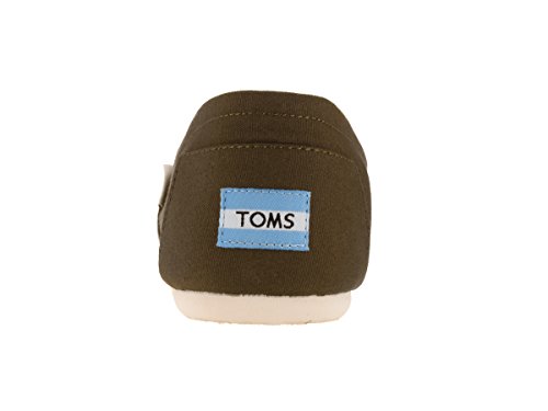 TOMS Men's Classic Canvas Slip-On, Military Olive - 11.5 D(M) US
