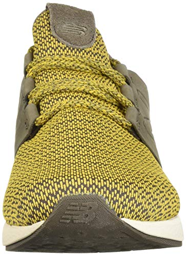 New Balance Men's Fresh Foam Cruz V2 Sneaker, Sunflower/Light Chalk Board/Birch, 15 D US