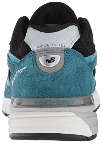 New Balance Men's M990V4 Running Shoe, Size: 8.5 Width: D Color: Moroccan Blue/Dark Cyan
