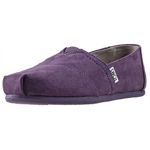 TOMS Women's Alpargata Microfiber Shoes Black Plum Size 6