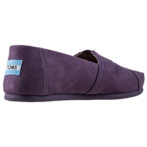 TOMS Women's Alpargata Microfiber Shoes Black Plum Size 6