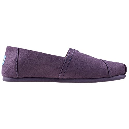 TOMS Women's Alpargata Microfiber Shoes Black Plum Size 6