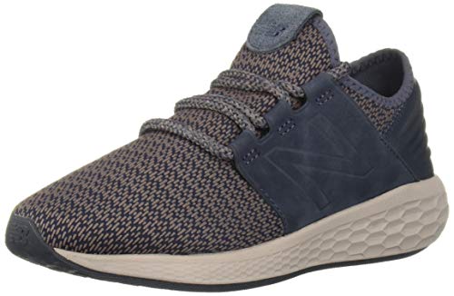 New Balance Women's Fresh Foam Cruz V2 Sneaker, Thunder/Latte/Flat White, 9 B US