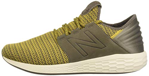 New Balance Men's Fresh Foam Cruz V2 Sneaker, Sunflower/Light Chalk Board/Birch, 10.5 2E US