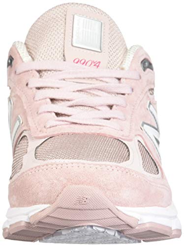New Balance Men's Made 990 V4 Sneaker, Faded Rose/Komen Pink, 8 M US
