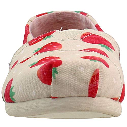 TOMS Women's Classics Espradille Pumps Birch Strawberries and US6 Cream