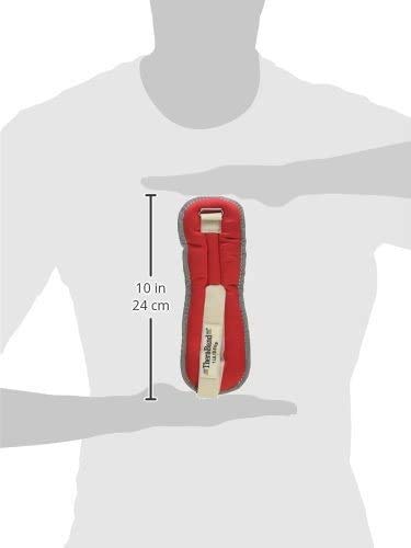TheraBand Ankle Weights, Comfort Fit Wrist & Ankle Cuff Weight Set, Adjustable Walking Weights for Cardio, Home Workout, Ankle Strengthening & Physical Therapy, Red, 1 lb. Each, Set of 2, 2 Pounds