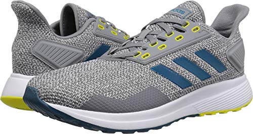 adidas Men's Duramo 9 Running Shoe, Grey/Real Teal/White, 11.5 M US