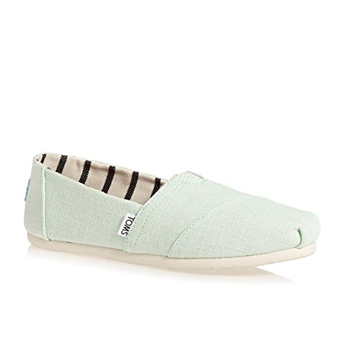 TOMS mens Classics fashion sneakers, Aqua, 5 US