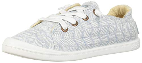 Roxy Women's Bayshore Slip On Sneaker Shoe, Denim, 8 M US