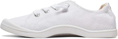 Roxy Women's Bayshore Slip ON Shoe Sneaker, White, 8.5