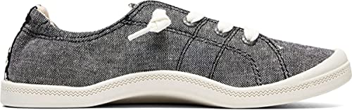 Roxy Women's Bayshore Slip ON Shoe Sneaker, Black, 9