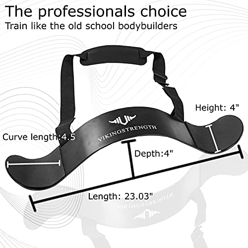 Vikingstrength Bicep Tricep Arm Blaster for Preacher Curl Effect Solid Arm Isolator Helps You Increase Muscles, Definition and Strength - Premium Quality for Weightlifting