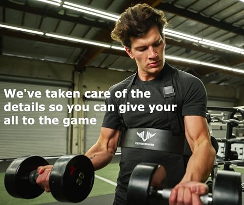 Vikingstrength Bicep Tricep Arm Blaster for Preacher Curl Effect Solid Arm Isolator Helps You Increase Muscles, Definition and Strength - Premium Quality for Weightlifting