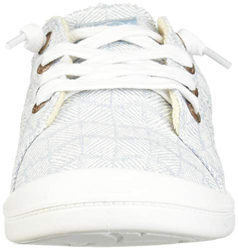 Roxy Women's Bayshore Slip on Sneaker Shoe, Denim, 6