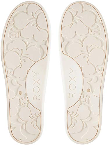 Roxy Women's Bayshore Slip On Sneaker Shoe, Heather Grey, 6 M US