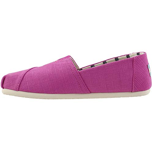 TOMS Women's Red Plum Heritage Canvas Alpr ESP (Size: 9)