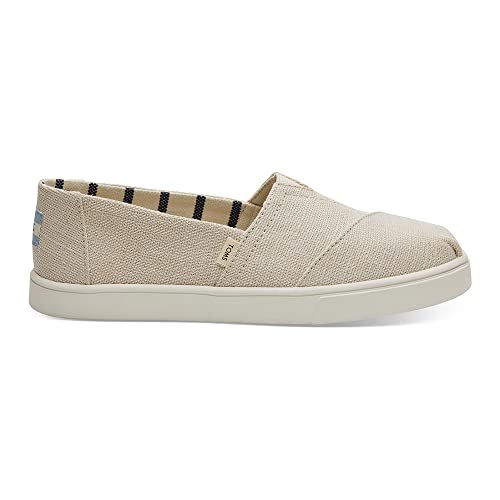 TOMS Women's Alpargata Cupsole Slip On Sneaker Natural Heritage Canvas 9.5 M