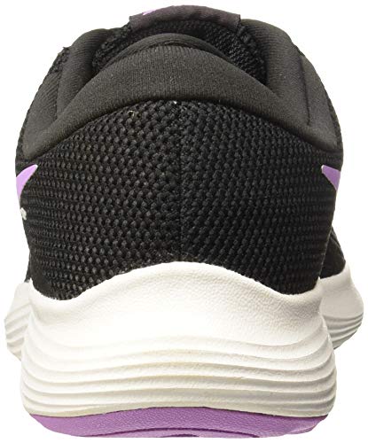 Nike Women's Revolution 4 Running Shoes (8 B(M) US, Black/Fuchsia Glow/Oil Grey)