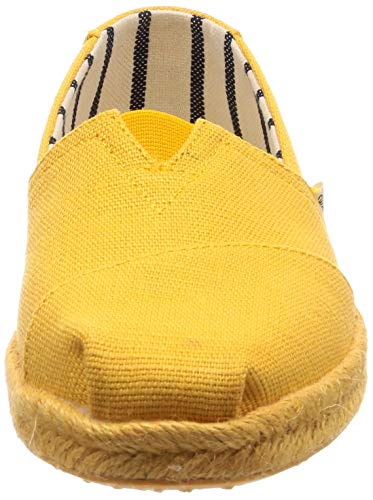 TOMS Women's Alpargata Espadrille, Size: 7 B(M) US, Color: Gold Fusion Heritage Canv