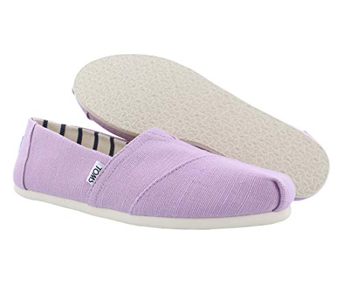 TOMS Women's Classics Heritage Canvas Espadrille Pumps Soft US10 Purple