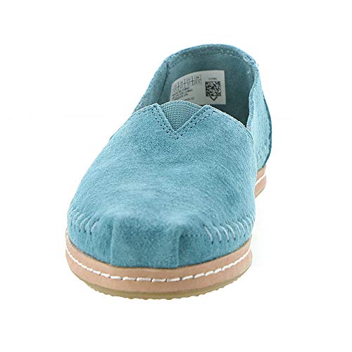 TOMS Women's Alpargata Espadrille, Size: 10 B(M) US, Color: Sky Blue Pig Nubuck