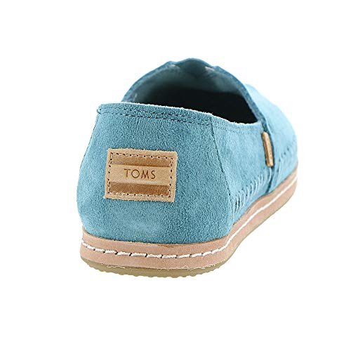 TOMS Women's Alpargata Espadrille, Size: 10 B(M) US, Color: Sky Blue Pig Nubuck