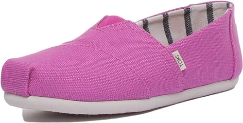 TOMS Women's Alpargata Espadrille, Size: 5.5 B(M) US, Color: Red Plum Heritage Canvas