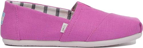 TOMS Women's Alpargata Espadrille, Size: 5.5 B(M) US, Color: Red Plum Heritage Canvas