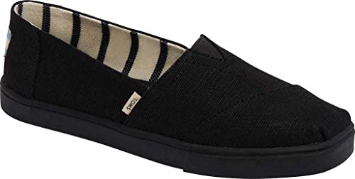 TOMS womens Alpargata Cupsole Oxford, Black, 5.5 US