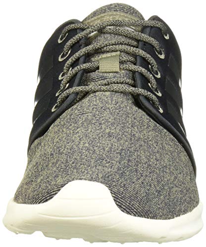 adidas Women's CloudfoamQT Racer Xpressive-Contemporary CloudfoamRunning Sneakers Shoes, carbon/carbon/trace cargo, 7 M US