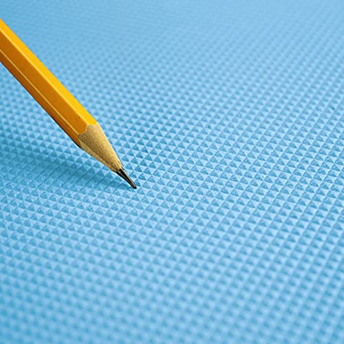 Premium Soft Foam Flooring Tiles, 5/8 Inch Thick | Baby Blue, 4 Pack
