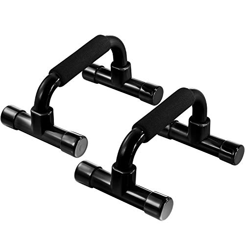 Push Up Bars - Home Workout Equipment Pushup Handle with Cushioned Foam Grip and Non-Slip Sturdy Structure - The Push Up Handles for Floor are Great for Strength Workouts - Push Up Bars for Men Women