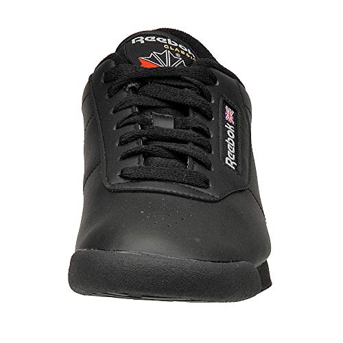 Reebok Women's Princess Sneaker, Black, 10 Wide